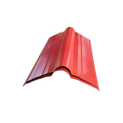 380V 50Hz 3ফেজ 15 স্টেশন উচ্চ গ্রেড 45# ইস্পাত রিজ ক্যাপ রোল ফর্মিং মেশিন রুফ রিজ ক্যাপ মেশিন সহ