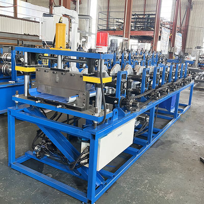 রঙিন ইস্পাত পোর্টেবল Kr18 রুফিং শীট রোল তৈরির মেশিন, স্থায়ী সিম