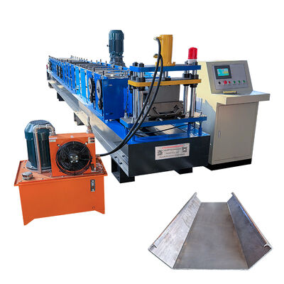 PLC Control Galvanized Steel Profile Purlin Making Roll Forming Machine 3mm Thickness 