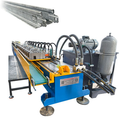 উচ্চ গতির হাইড্রোলিক পাঞ্চিং T38X24 প্রধান টি গ্রিড কোল্ড রোল ফর্মিং মেশিন