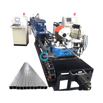 ২০x২০মিমি ছোট আকারের স্টিল প্রোফাইল লেজার ওয়েল্ডিং স্কোয়ার টিউব তৈরির রোল ফর্মিং মেশিন