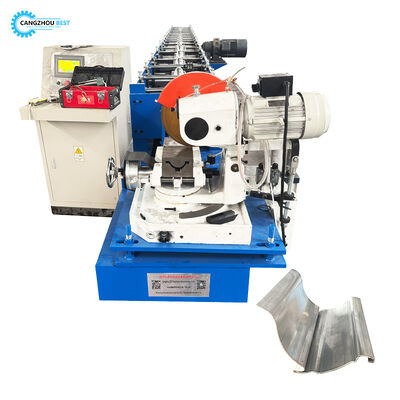 Stainless Steel Saw Cutting Type Customzied Gutter Making Roll Forming Machine