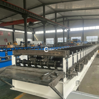 YX1000 0.3-1.2 মিমি ফ্লোর ডেক স্টিল প্রোফাইল রোল ফর্মিং মেশিন 380VAC তুরস্কের বাজারের জন্য