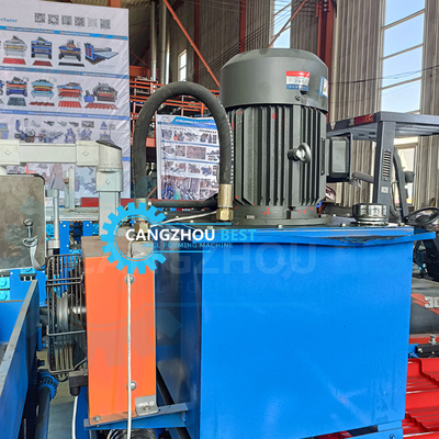 রঙ Trapezoidal IBR ইস্পাত ছাদ রোল বিরচন মেশিন হাইড্রোলিক কাটন ডিভাইস