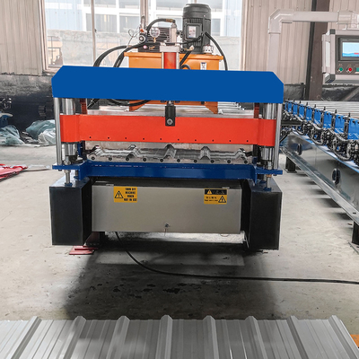 0.2-0.8mm PPGI এবং GI উপাদান বেধ জন্য ছাদ শীট রোল গঠন মেশিন