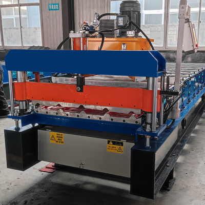 0.2-0.8mm PPGI এবং GI উপাদান বেধ জন্য ছাদ শীট রোল গঠন মেশিন