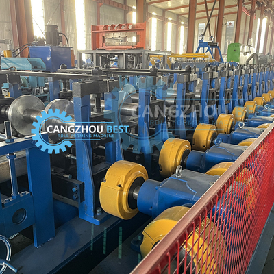 Plc কন্ট্রোল ফুল অটো সি জেড ইন্টারচেঞ্জ রোল ফর্মিং মেশিন গিয়ার বক্স ট্রান্সমিশন