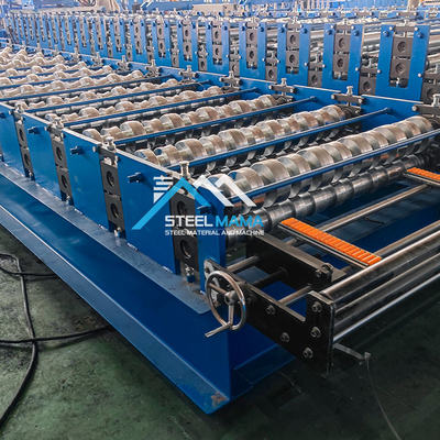 8.5kw স্টীল গ্লাসড ছাদ টাইল রোল গঠন মেশিন এবং ছাদ শীট তৈরীর মেশিন
