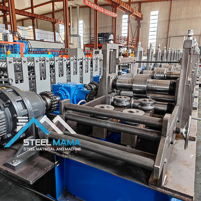উড়ন্ত কাটিয়া হাইড্রোলিক Punching গর্ত উচ্চ গতি Unistruct সি চ্যানেল রোল গঠনের মেশিন