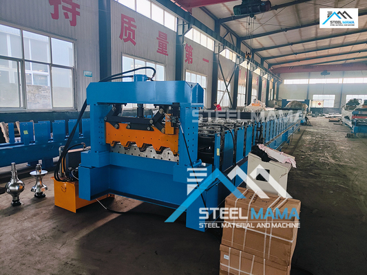 গ্যালভানাইজড ইস্পাত উৎপাদনের জন্য 10m/min Forming Speed Deck Floor Machine