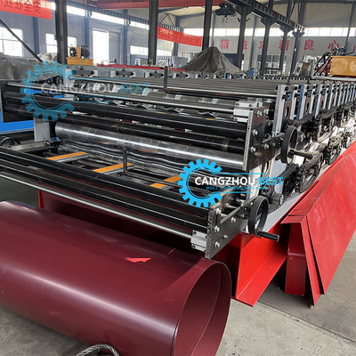 কয়েল প্রস্থ 1220mm ছাদ টাইলস&amp;Trapezodial ছাদ শীট ডাবল স্তর ছাদ রোল গঠনের মেশিন