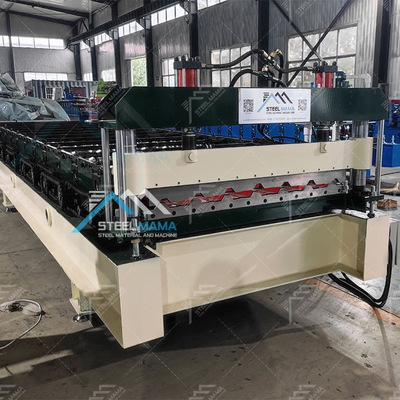 ঠান্ডা উপাদান বেধ 0.3-0.8mm ধাতু ছাদ প্যানেল মেশিন দক্ষতার সাথে উত্পাদন