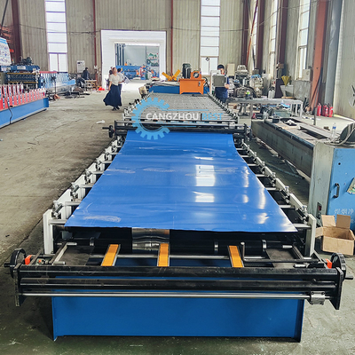 স্বয়ংক্রিয় 0.25-0.6mm বেধ ডাবল স্তর ছাদ শীট রোল গঠন মেশিন দ্রুত উত্পাদন গতি