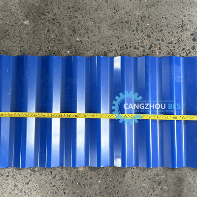 0.6mm ছাদ শীট রোল গঠন মেশিন দ্বারা ডেল্টা পিএলসি বড় প্রকল্পের জন্য