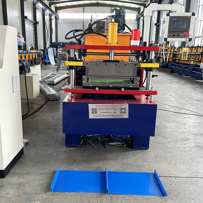 Color Steel Self Lock Metal Sheet Rolling Roll Forming Machine PLC Control