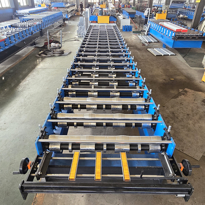Hydraulic Cutting Tr4 Roofing Sheet Roll Forming Machine for Sales with Crimping Together