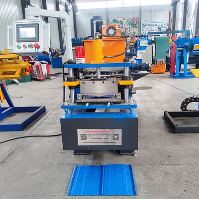 Color Steel Double Self Lock Steel Metal Profile Roof Sheet Roll Forming Machine