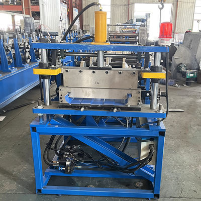 রঙিন ইস্পাত পোর্টেবল Kr18 রুফিং শীট রোল তৈরির মেশিন, স্থায়ী সিম