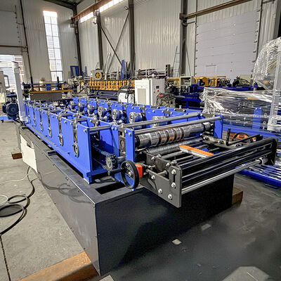 পোর্টেবল স্টিল প্রোফাইল সেলফ লক অটো Kr24 স্ট্যান্ডিং সীম মেকিং রোল ফর্মিং মেশিন