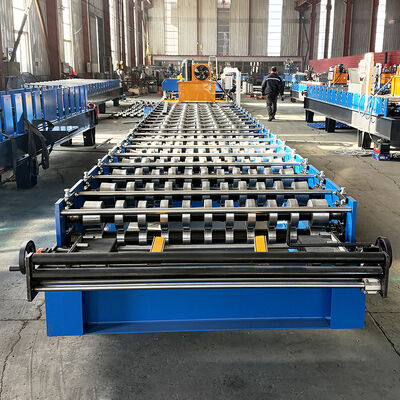 বিল্ডিং উপকরণ 0.35-0.6 মিমি মোনাকো চকচকে ছাদের টাইল রোল তৈরির মেশিন