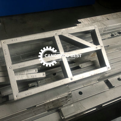 হালকা ইস্পাত ভিলা উচ্চ গতির 7.5kw বিল্ডিং 35m / মিনিট হালকা গেজ ইস্পাত মেশিন